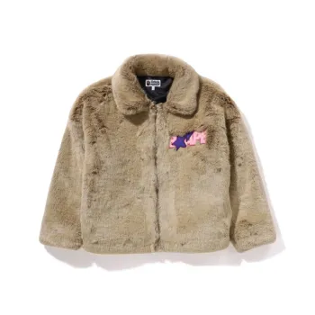 A BATHING APE X Don Toliver Faux Fur Jacket