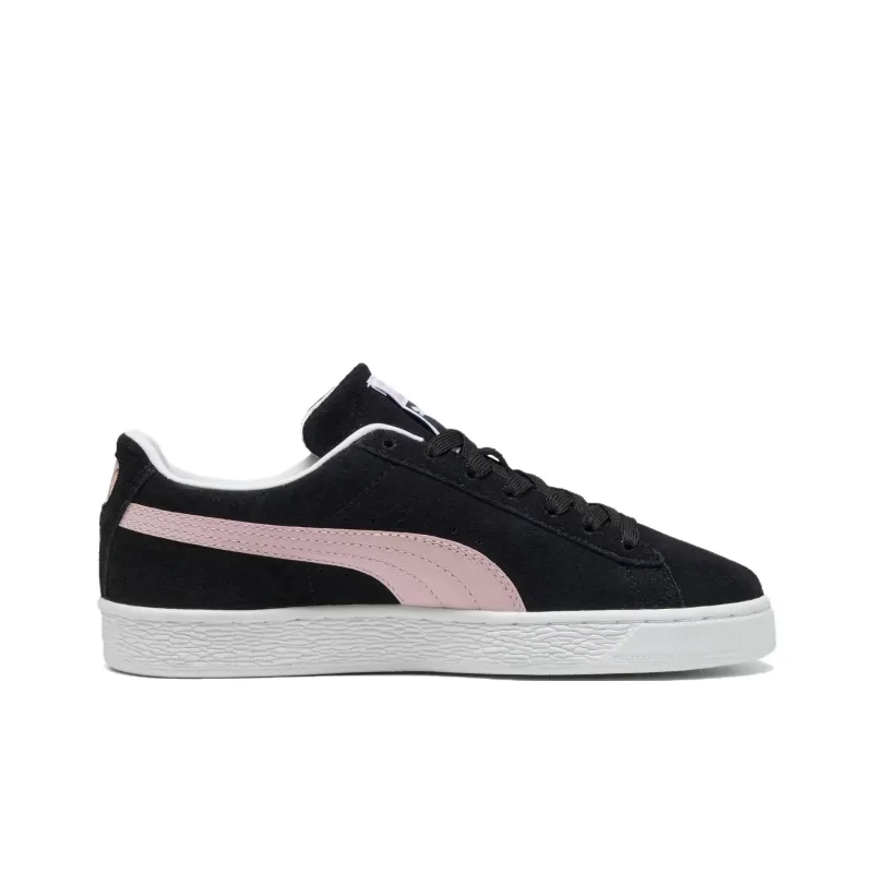 PUMA Suede Classic Anti Slip Wear Resistant Low Top Skateboard Shoes Women's Black Pink-1