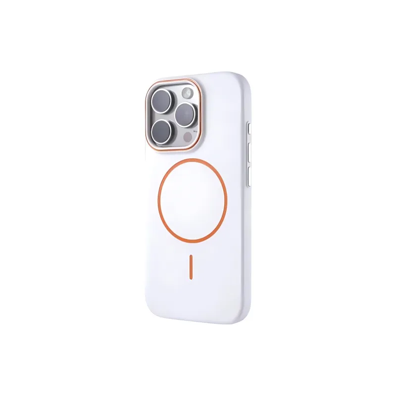 Sopi PC Material Color Block Thin Ring Magnetic Phone Cases Compatible With IPhone 16/15 Pro Max/Apple 13/14 Pro/Max-2