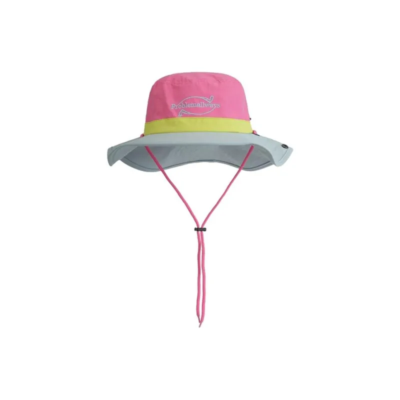 FREE RABBITⅡ Summer Sun Protection Drawstring Large Brim Mountaineering Cap Bucket Hats Unisex-6