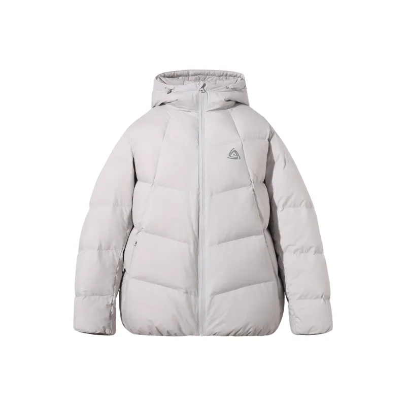 PEAK Down Jacket Unisex Light Gray-0