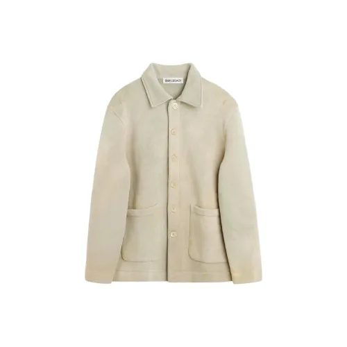 OUR LEGACY FW24 Velvet feel Coat Men's Beige