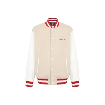 BALMAIN Bicolor Signature Varsity Jacket