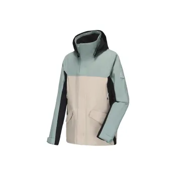 DECATHLON Windbreaker Jackets Men Cyan Jade/Smoked Black/Light Chalk Gray