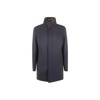 HERNO High Neck Straight Hem Padded Coat