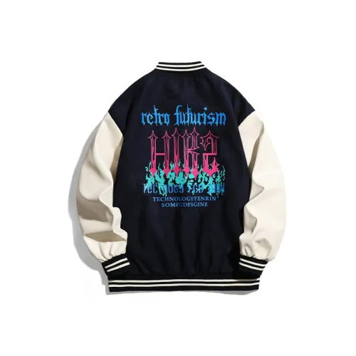 HIKZ Baseball Jacket Coat Unisex Black