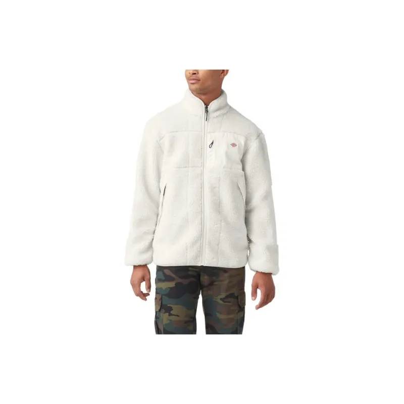 Dickies Chute Fleece Jacket Jackets Coats Men's White-0