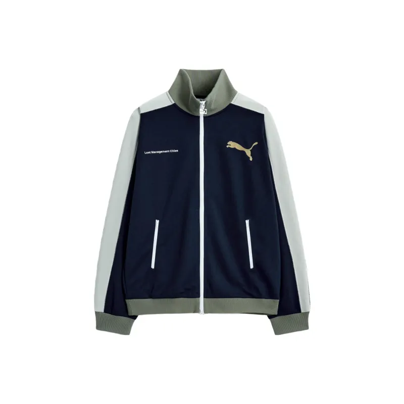 PUMA x LMC Collaboration JERSEY TRACK TOP Jacket Men's Marine Blue-0