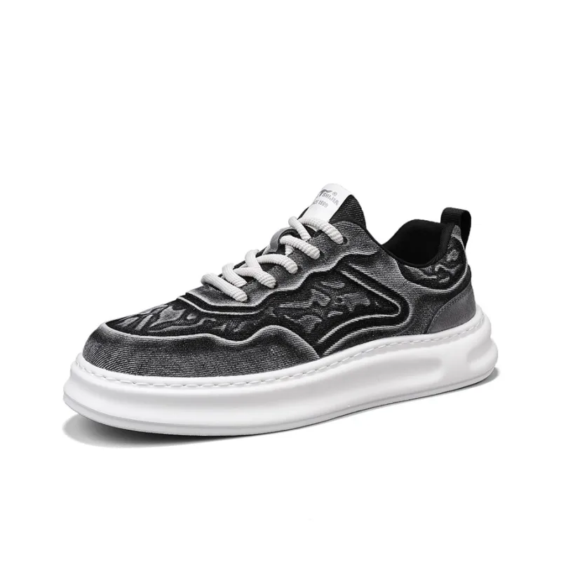 G.N.SHIJIA Slip Resistant Cushioning Abrasion Resistant Lightweight Low Top Skateboard Shoes Men's-2