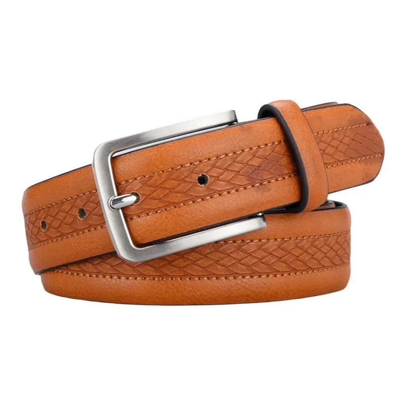 JEANSWEST PU Leather Belts Men's 3.4CM-6