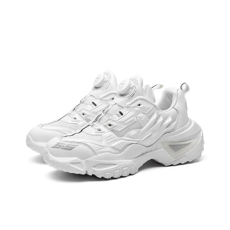 OUBT Sports Running Height Increasing, Breathable, Slip Resistant Low Top Chunky Sneakers Unisex-9