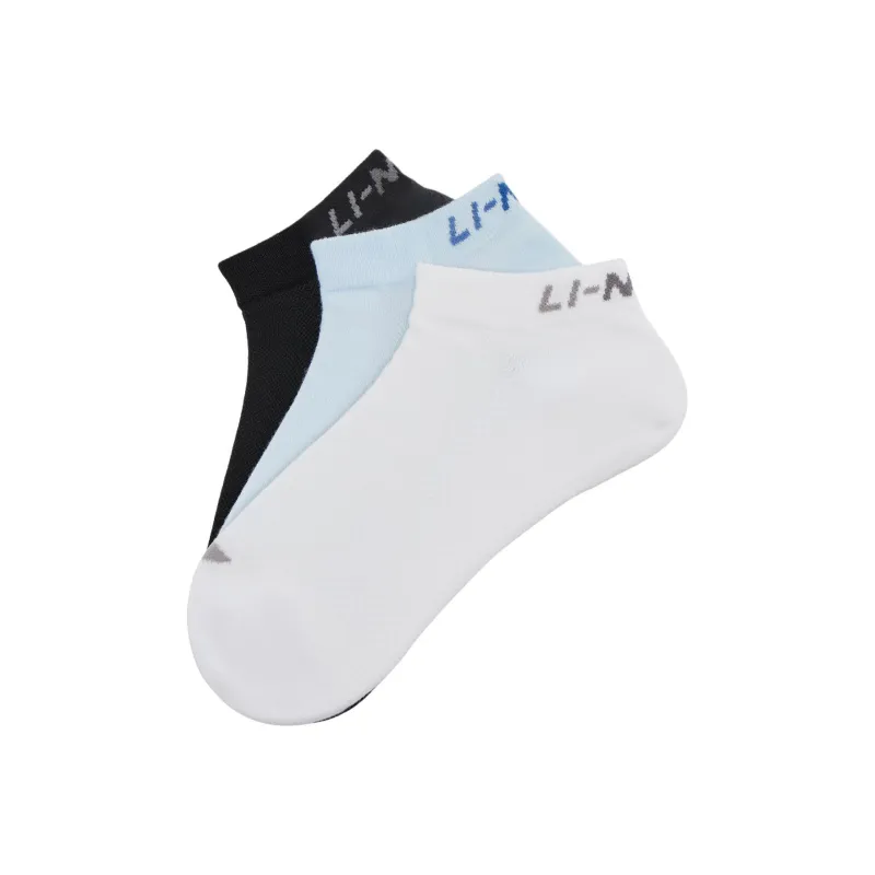 LiNing Sports Trend Series Ankle Socks Unisex 3 Pack-1