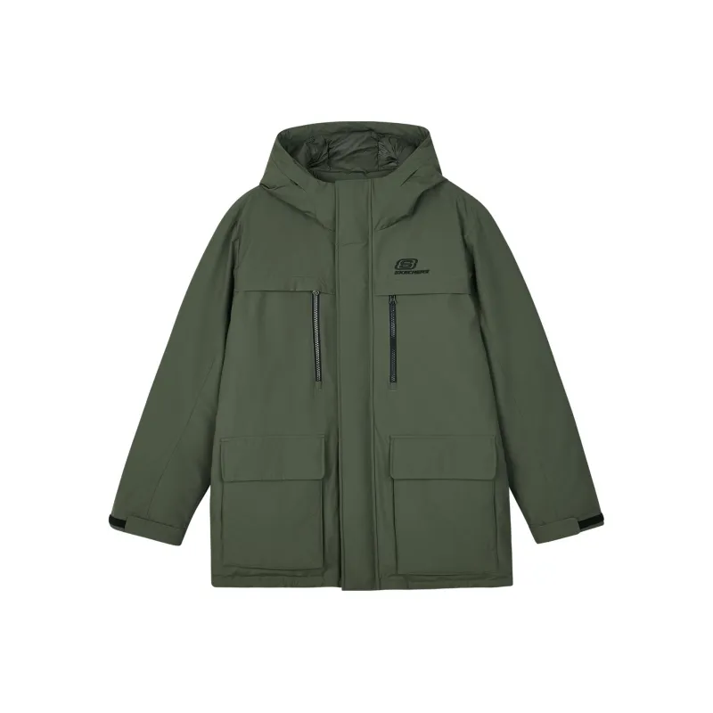 Skechers Colorful Down Jacket Men's Kambaba Jasper Green-0