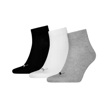 PUMA QUARTER Ankle Socks Unisex 3 Pack Mixed Color