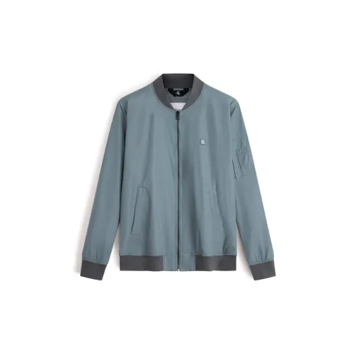 Calvin Klein Jackets Men CFQ Gray Green