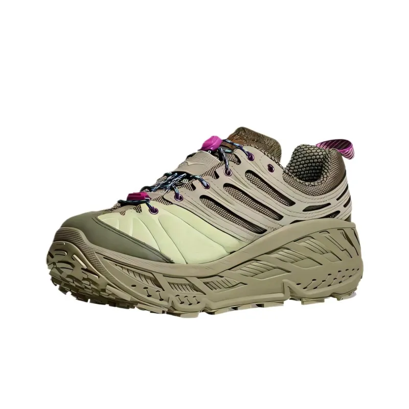HOKA ONE ONE Stinson Evo OG Low Top Running Shoes Unisex Seaweed Green-2