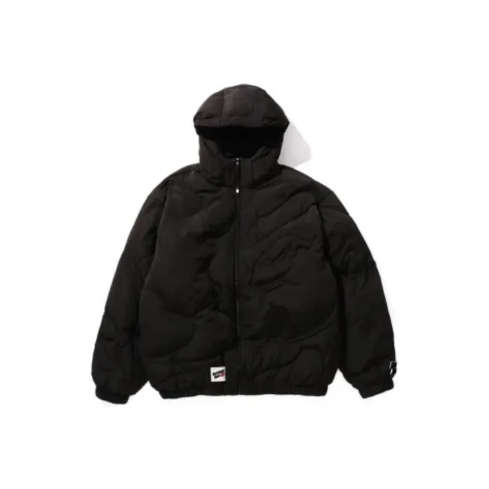 Bape Mega Abc Camo Detachable Hoodie Puffer Down Jacket-0