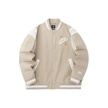 Anta Baseball Jacket Unisex Charcoal Gray