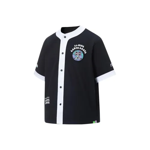 LiNing Li Ning X Steven Harrington Baseball Jerseys Men Black