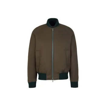 Burberry Checked Zipped Reversible Bomber Jacket