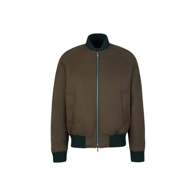 Burberry Checked Zipped Reversible Bomber Jacket-0