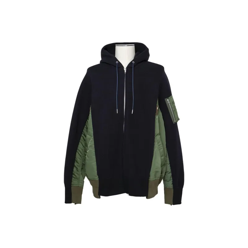 Sacai Colourblock Hoodie-0