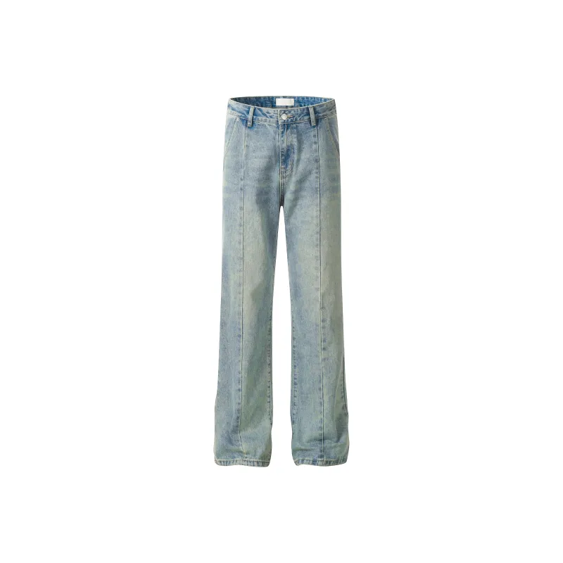 GBXM Jeans Unisex Washed Blue-0