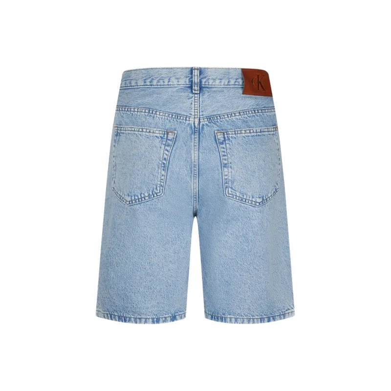 CALVIN KLEIN Denim Shorts Men's Denim Light Blue-1