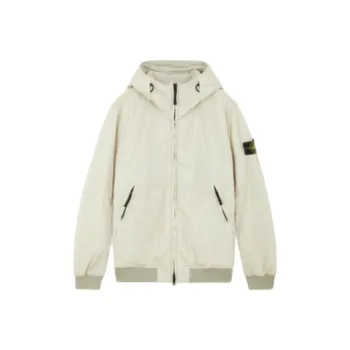 STONE ISLAND Zip Up Hooded Jacket