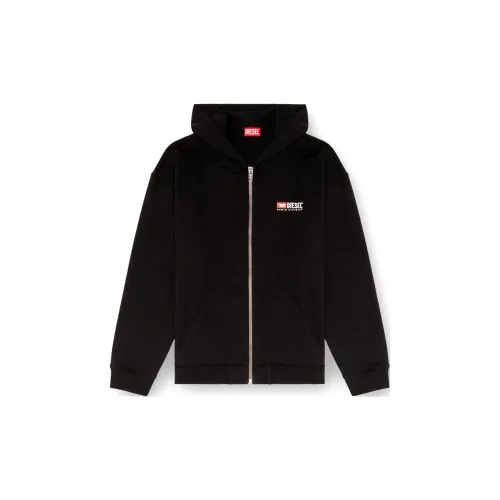 DIESEL S Boxt Hood Zip Div Hoodie