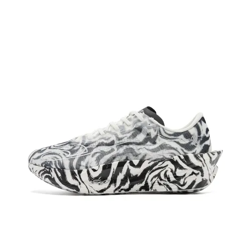 QIAODAN Phantom PB5.0 Running Shoes Men Low Top Black/Ivory