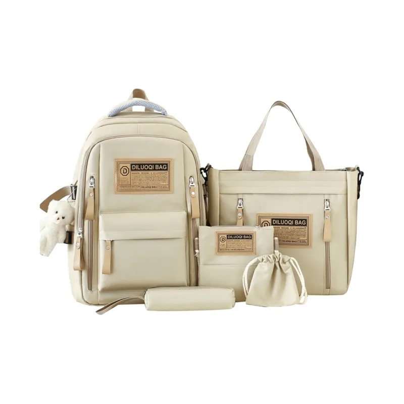 OUZIHUANG Canvas Combo Set Medium Size Women's Multicolor-10