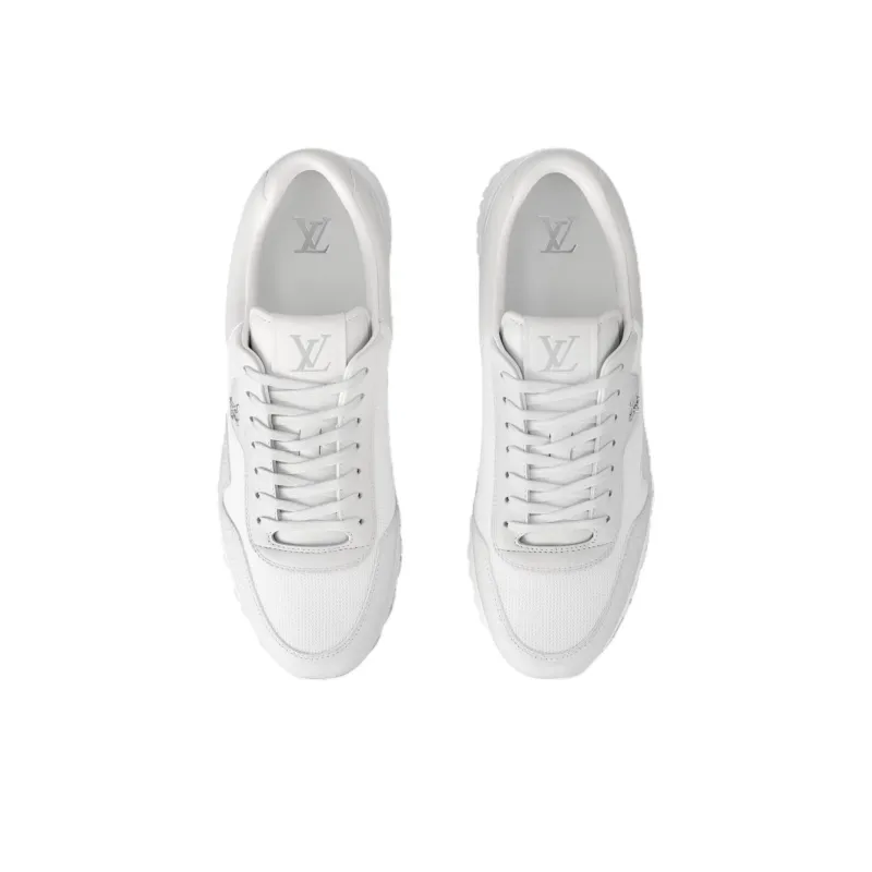 LOUIS VUITTON Run Away Low Top Casual Shoes Men's White-3