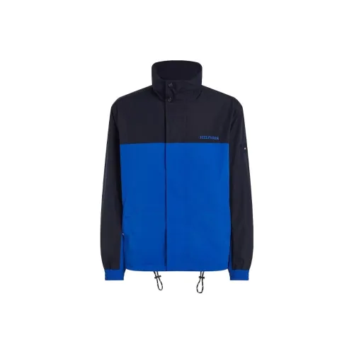 Tommy Hilfiger Packable Colorblock Regatta Windbreaker Jackets Coats Men's Blue