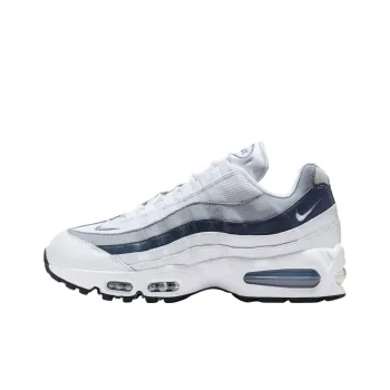 Nike Air Max 95 Anti Slip Wear Resistant Low Top Casual Running Shoes Men's White