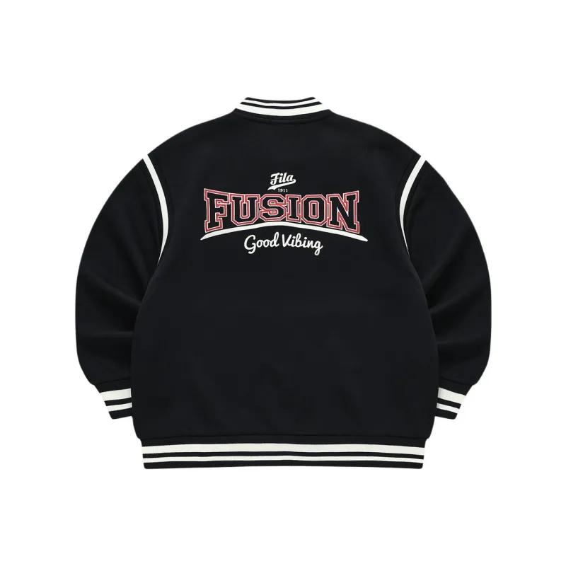 FILA FUSION Baseball Jacket Men's Jet Black-0