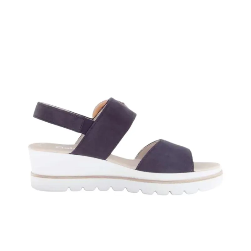 Gabor Fashion One Strap Sandals 5cm Women's Blue-1
