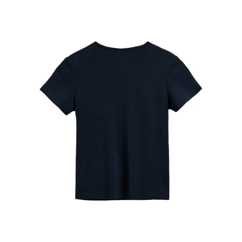 Kawasaki Small Waist Series Badminton Jersey Women's Navy Blue-1