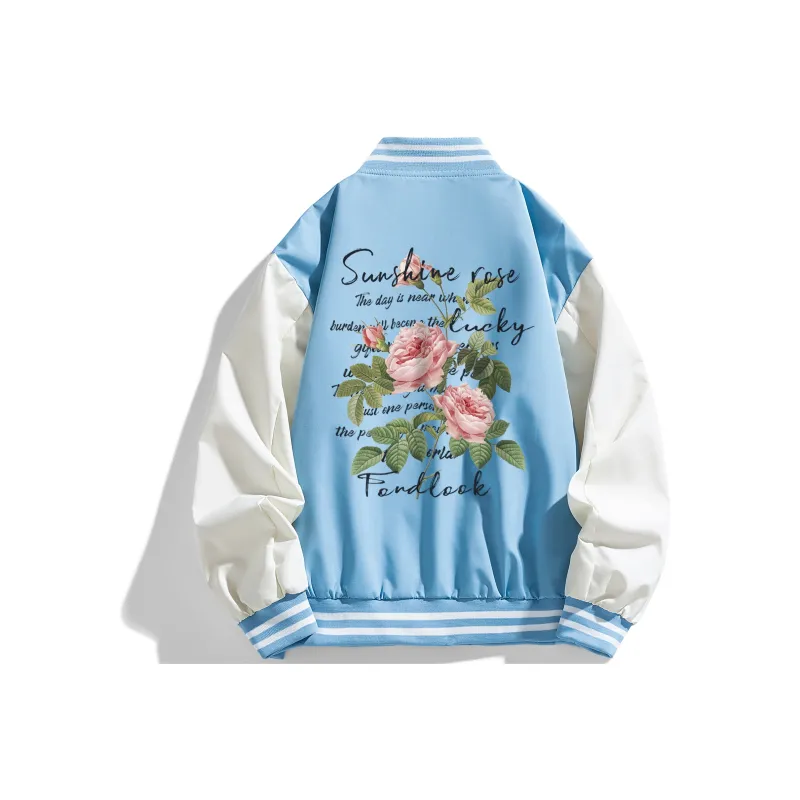 FONDLOOK Baseball Jacket Unisex-6
