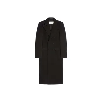 DRIES VAN NOTEN Wool Double-breasted Coat