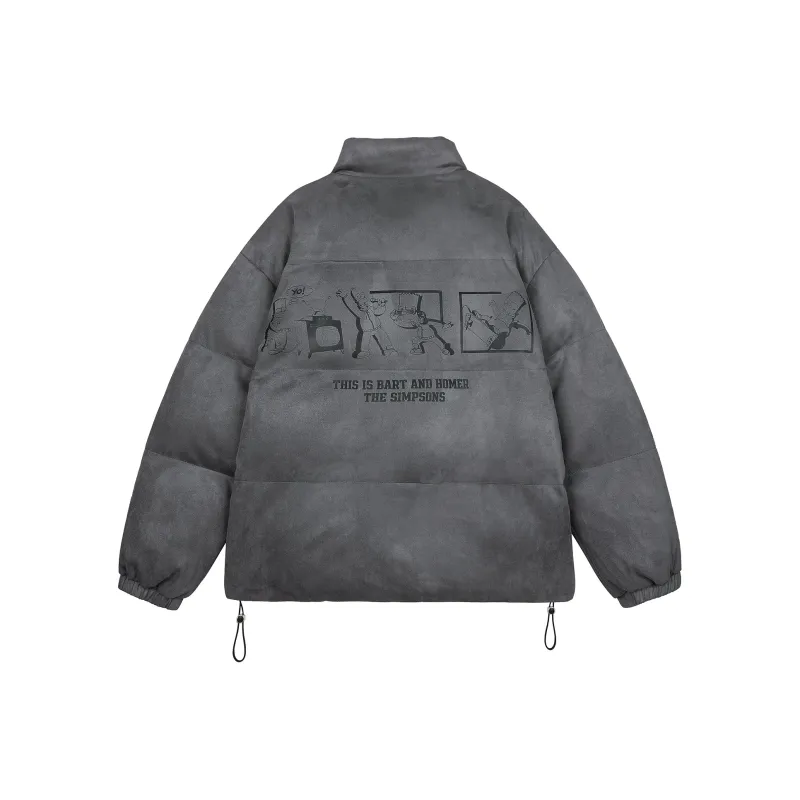 The Simpsons Puffer Jacket Unisex-8