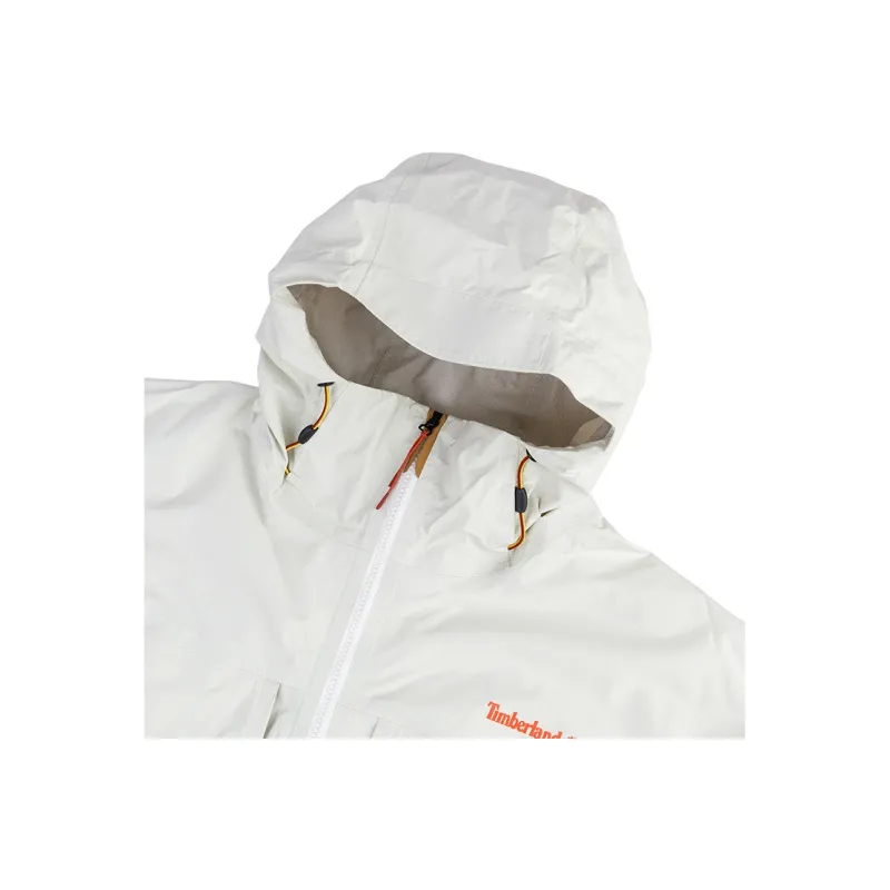 Timberland Outdoor Hiking Waterproof, Windproof, And Breathable Windbreaker Jacket Men's Ivory-6