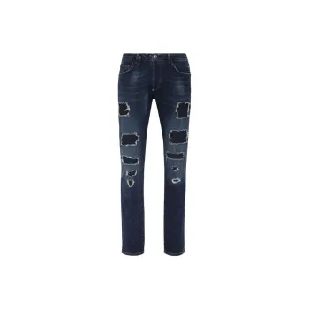 PHILIPP PLEIN Distressed Low rise Skinny Jeans