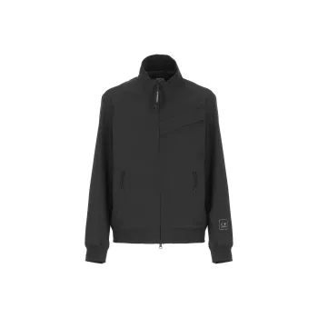 C.P.Company Logo patch Stand up Collar Lightweight Jacket