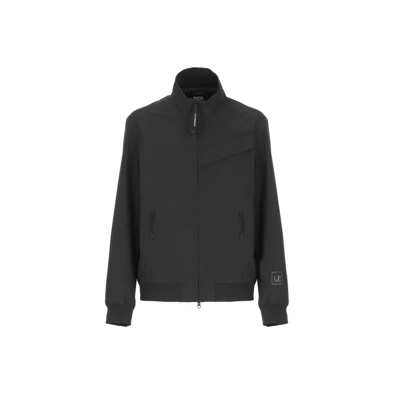 C.P.Company Logo patch Stand up Collar Lightweight Jacket-0