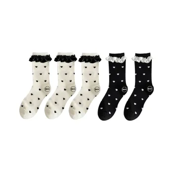SOIE Mid Calf Socks Women's Combo Set