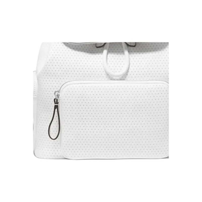 MICHAEL KORS MICHAEL KORS Handbag Collection Abbey Leather Backpacks Backpack Medium Size Women's White-2