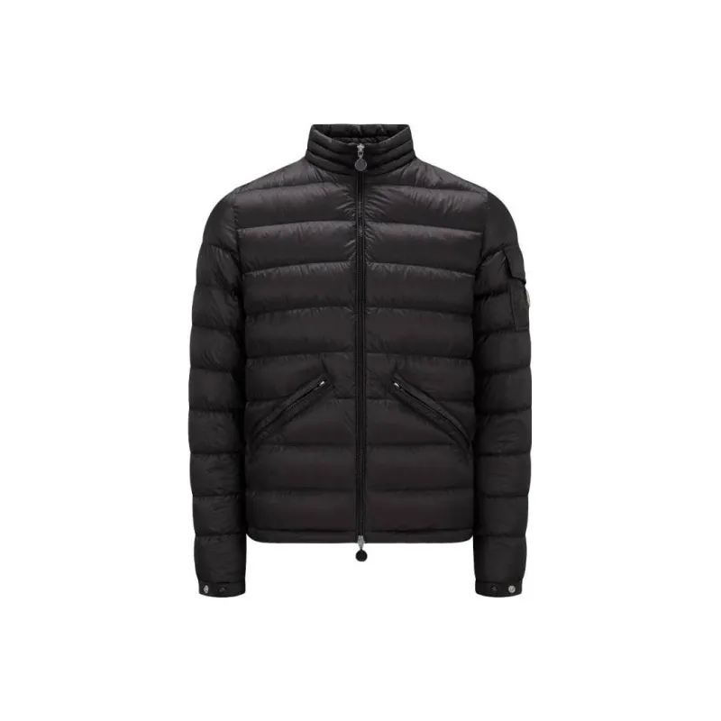 Moncler Agay Short Down Jacket Down Jacket Men's Black-0