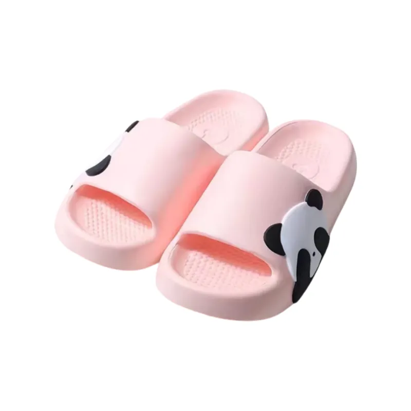 Yunpo Cute Cartoon Panda Slippers For Men, Home Indoor & Outdoor, Couple, EVA Squashy And Bouncy Feeling, Slide Slipper-4