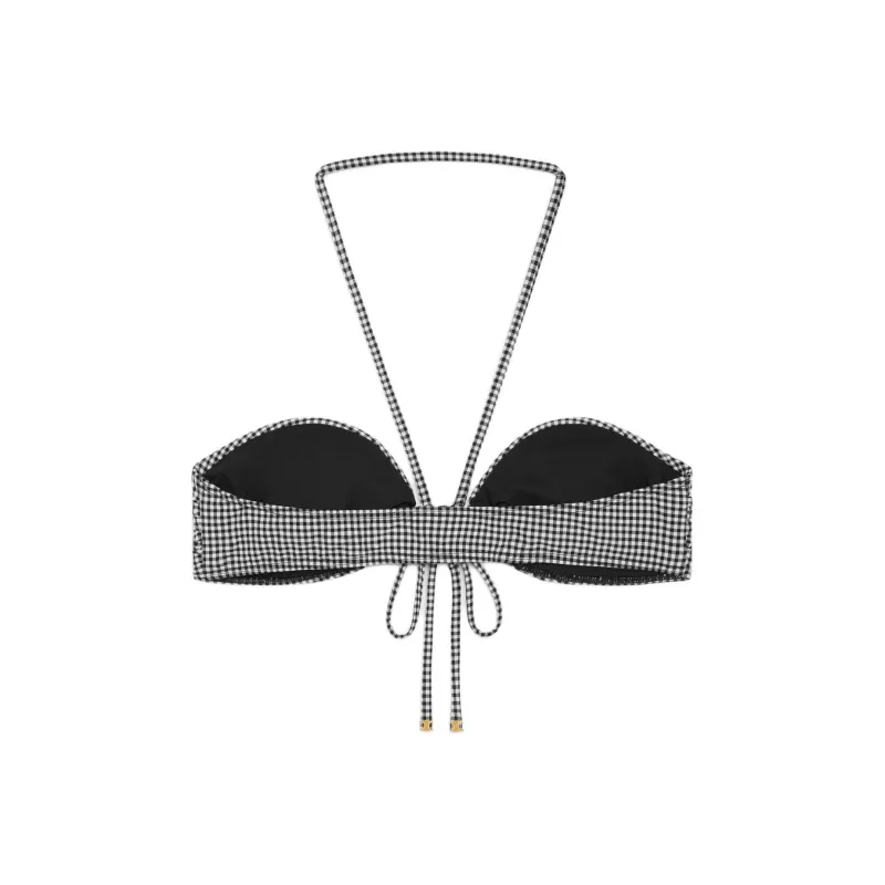 CELINE Triomphe Strapless Top Women's Black-1